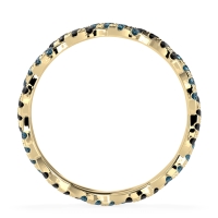 Braided Pave Eternity Cama Band