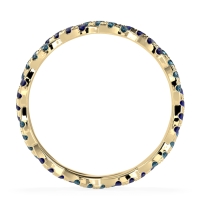 Braided Pave Eternity Cama Band