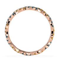 Braided Pave Eternity Cama Band