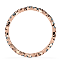 Braided Pave Eternity Cama Band