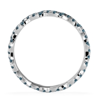 Braided Pave Eternity Cama Band