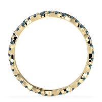 Braided Pave Eternity Cama Band