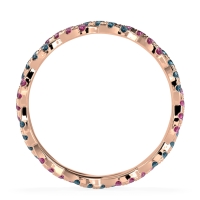 Braided Pave Eternity Cama Band