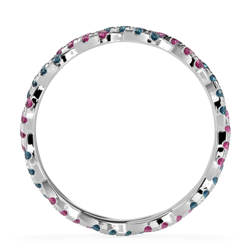 Braided Pave Eternity Cama Band