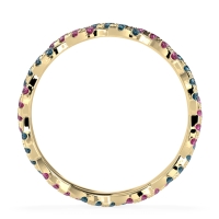 Braided Pave Eternity Cama Band
