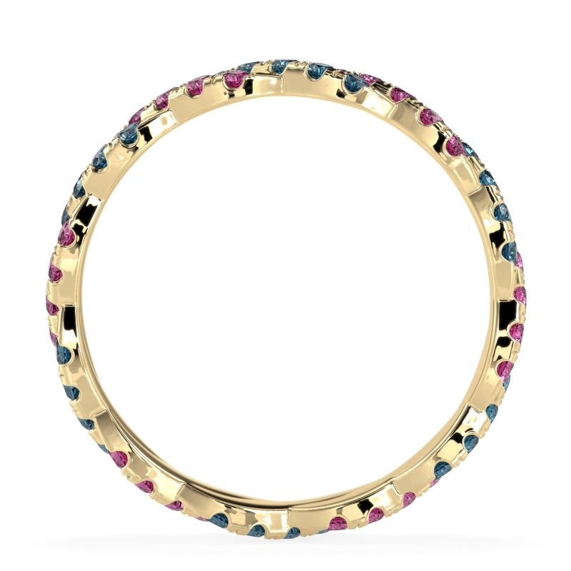 Braided Pave Eternity Cama Band