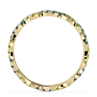 Braided Pave Eternity Cama Band