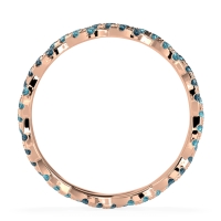 Braided Pave Eternity Cama Band