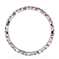 Braided Pave Eternity Cama Band