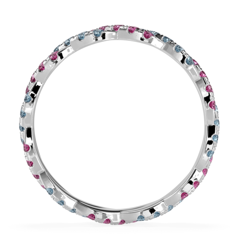 Braided Pave Eternity Cama Band