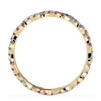 Braided Pave Eternity Cama Band