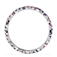 Braided Pave Eternity Cama Band