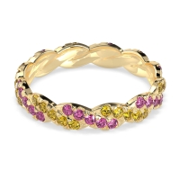 Braided Pave Eternity Cama Band