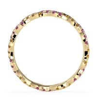 Braided Pave Eternity Cama Band