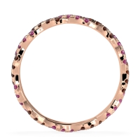 Braided Pave Eternity Cama Band