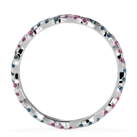 Braided Pave Eternity Cama Band