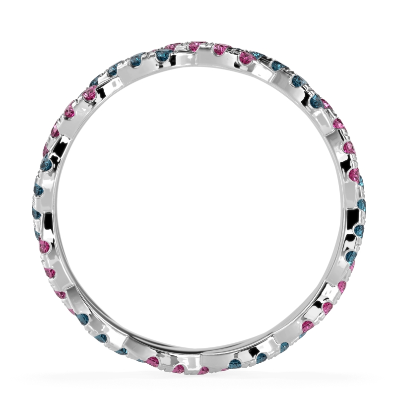 Braided Pave Eternity Cama Band