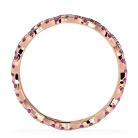 Braided Pave Eternity Cama Band