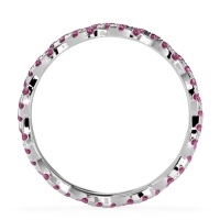 Braided Pave Eternity Cama Band