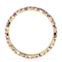 Braided Pave Eternity Cama Band