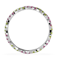 Braided Pave Eternity Cama Band