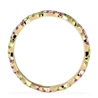 Braided Pave Eternity Cama Band