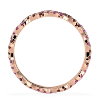 Braided Pave Eternity Cama Band