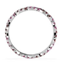 Braided Pave Eternity Cama Band