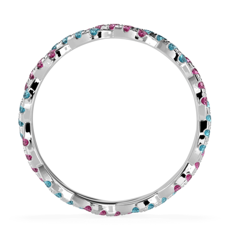 Braided Pave Eternity Cama Band