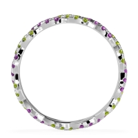 Braided Pave Eternity Cama Band