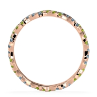 Braided Pave Eternity Cama Band