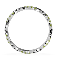 Braided Pave Eternity Cama Band