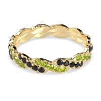 Braided Pave Eternity Cama Band