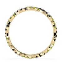 Braided Pave Eternity Cama Band