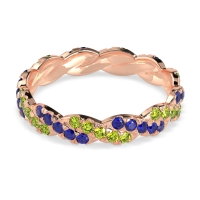 Braided Pave Eternity Cama Band