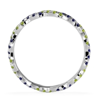 Braided Pave Eternity Cama Band