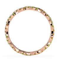 Braided Pave Eternity Cama Band