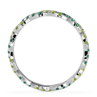 Braided Pave Eternity Cama Band