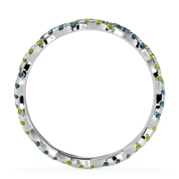 Braided Pave Eternity Cama Band