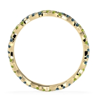 Braided Pave Eternity Cama Band