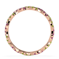 Braided Pave Eternity Cama Band