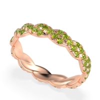 Braided Pave Eternity Cama Band