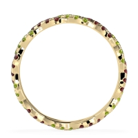 Braided Pave Eternity Cama Band