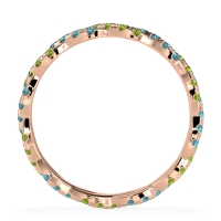 Braided Pave Eternity Cama Band