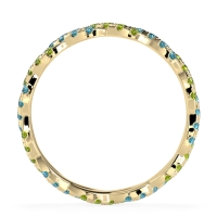 Braided Pave Eternity Cama Band