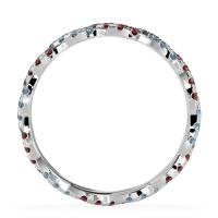 Braided Pave Eternity Cama Band