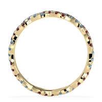 Braided Pave Eternity Cama Band