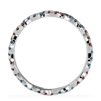 Braided Pave Eternity Cama Band