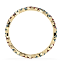 Braided Pave Eternity Cama Band