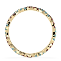 Braided Pave Eternity Cama Band